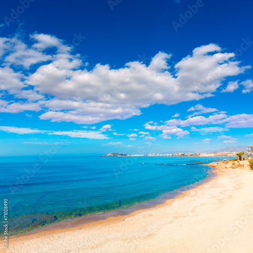 Fototapeta Naklejka Na Ścianę i Meble -  Mazarron beach in Murcia Spain at Mediterranean