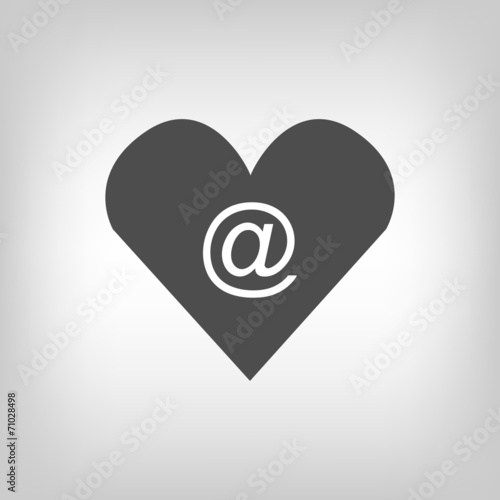 Love mail symbol