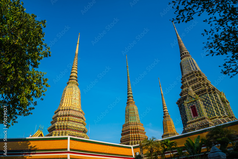 Fototapeta premium pagoda architecture thailand, Thailand bangkok