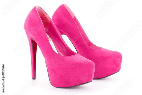Pink shoes