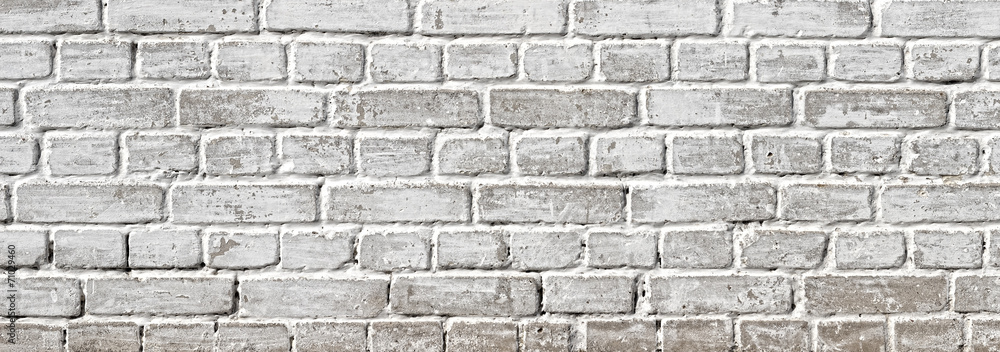 Obraz premium Background texture of a old white brick wall