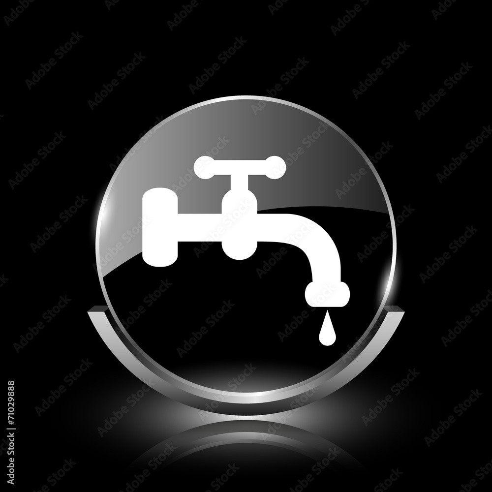 Water tap icon Water tap icon