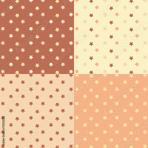 Stars seamless pattern. Vec...
