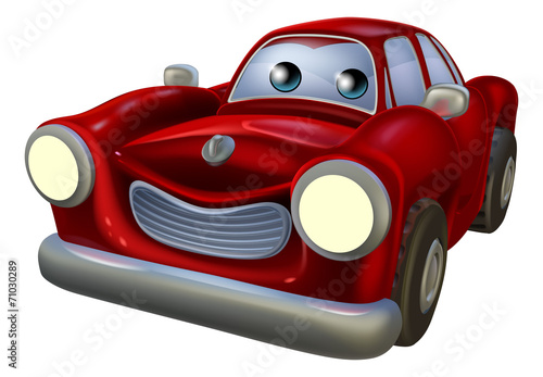 Cartoon car mascot