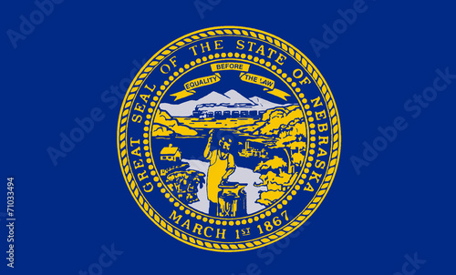 Nebraska State Flag
