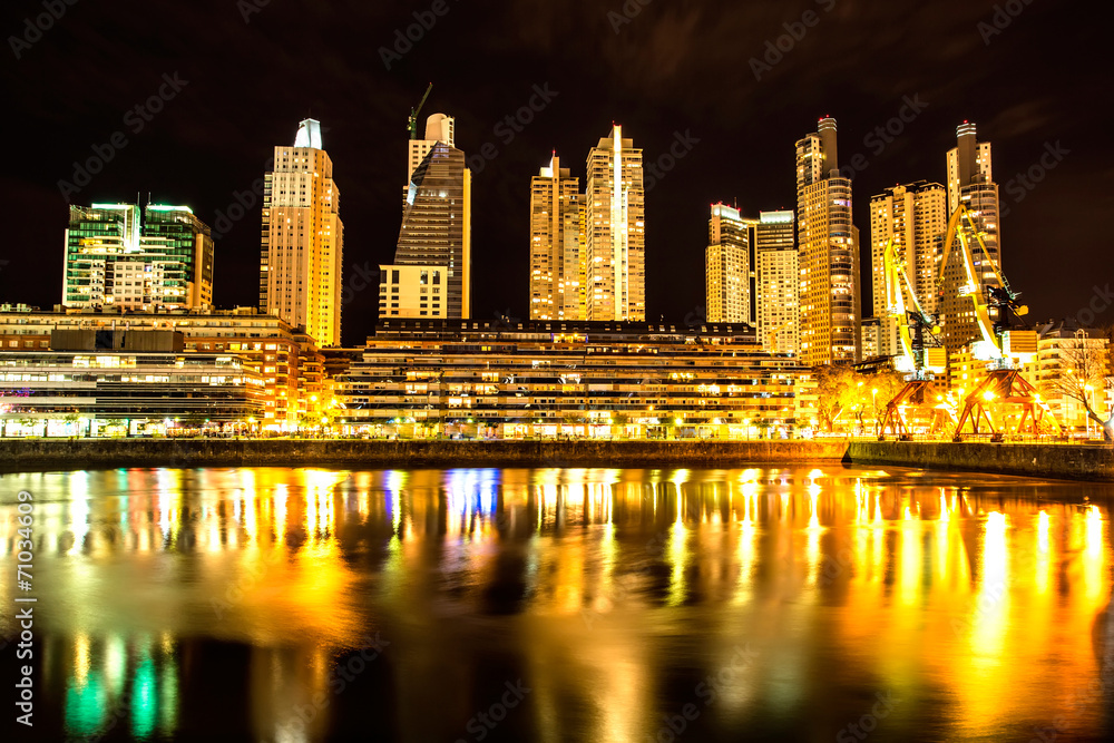 Naklejka premium Puerto Madero in Buenos Aires