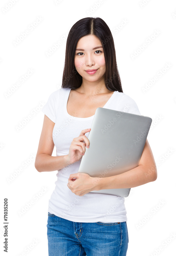 Woman with laptop Woman with laptop