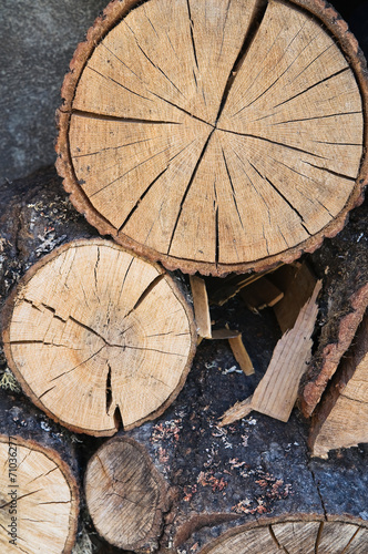 Woodpile.