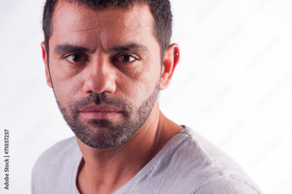 Fototapeta premium peaceful looking young male