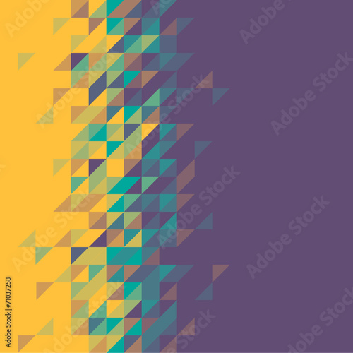 triangle abstract background - vector illustration
