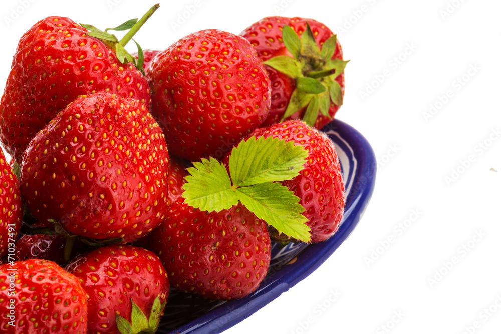 Strawberry in the bowl Strawberry in the bowl