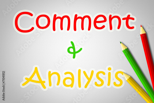 Comment And Analysis Concept