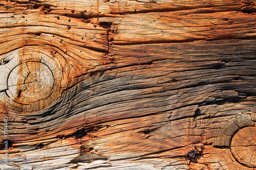 Grained wood