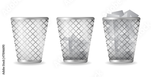 vector trash indicator