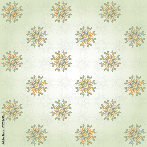 Seamless background with floral pattern