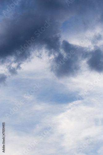 clouds after a thunderstorm