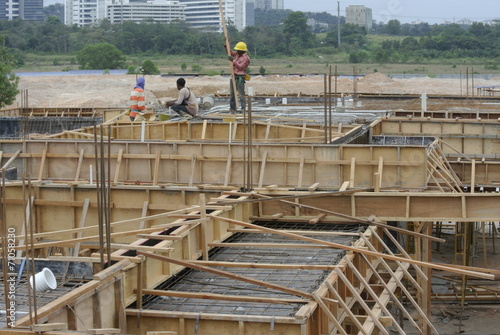 Roof beam and slab formwork