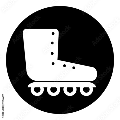 Roller skates icon button