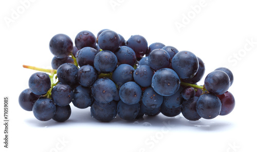 dark grapes isolated