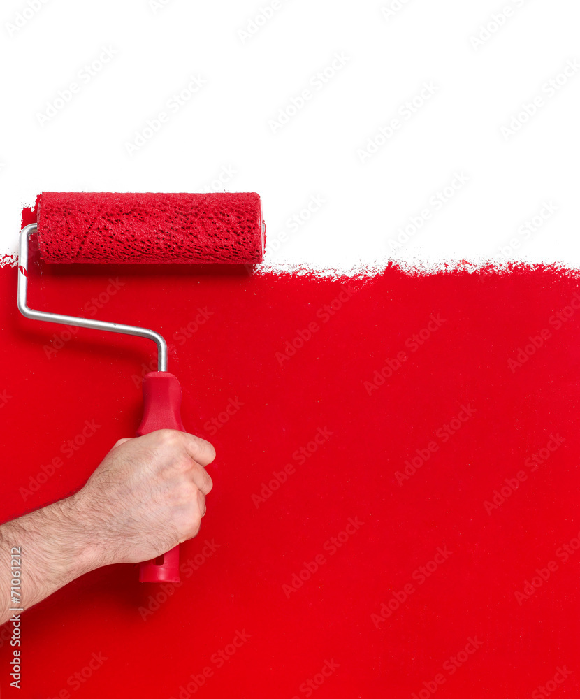 Obraz premium Painting in red