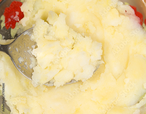 background of mashed potatoes