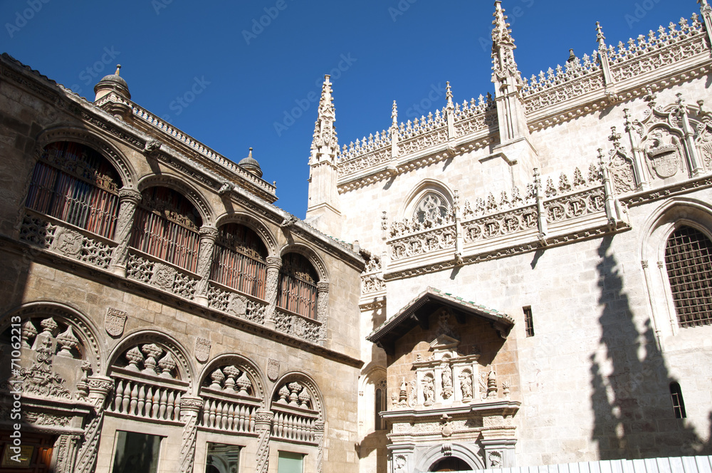 Palacio en el centro de Granada, España