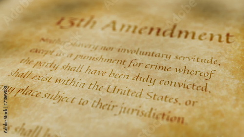 Historic Document 13th Amendment