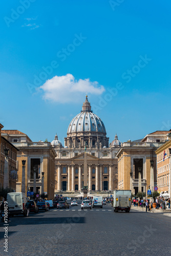 Rome - MARCH 21: St. Peter Cathedral on March 21 in Rome, Italy. © Elnur