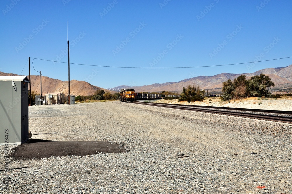 Train at Palm Springs, California, USA