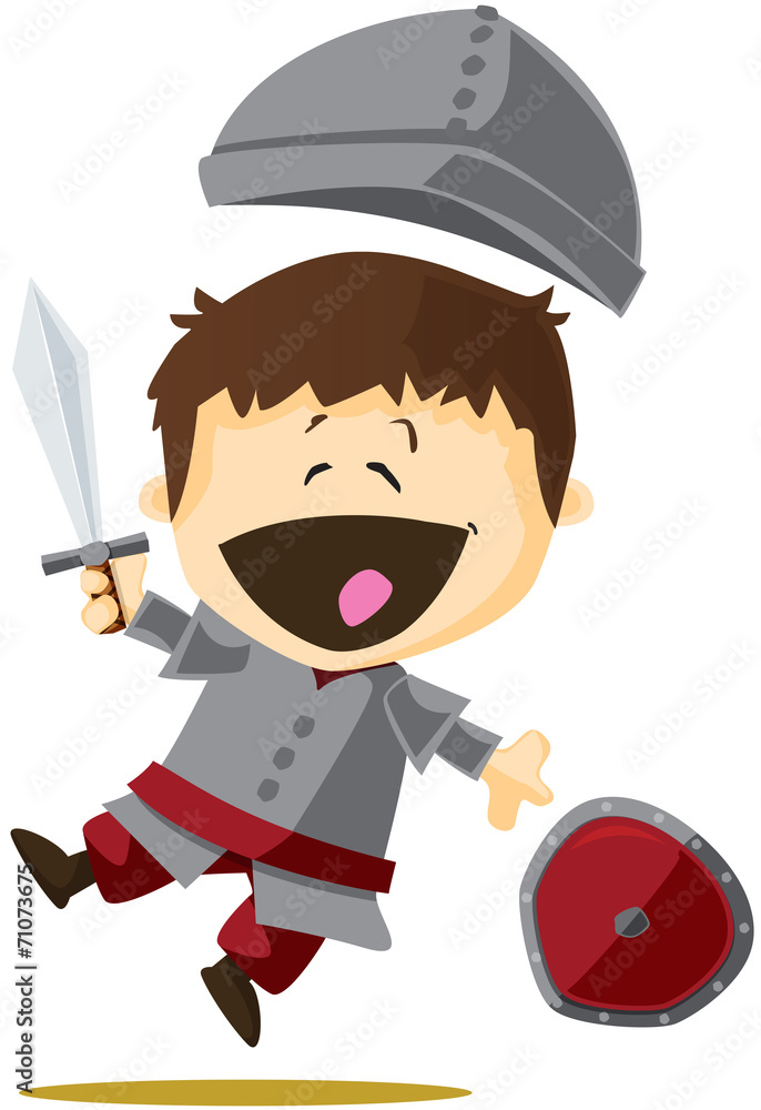 Soldat chevalier de conte de fée