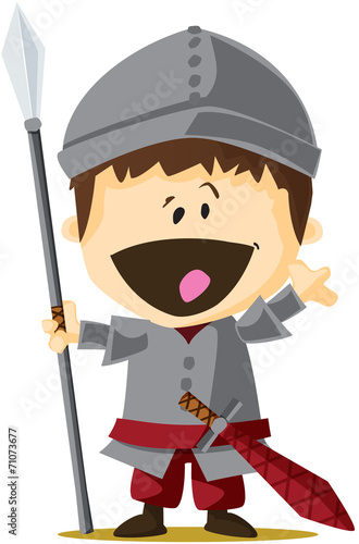 Soldat chevalier de conte de fée