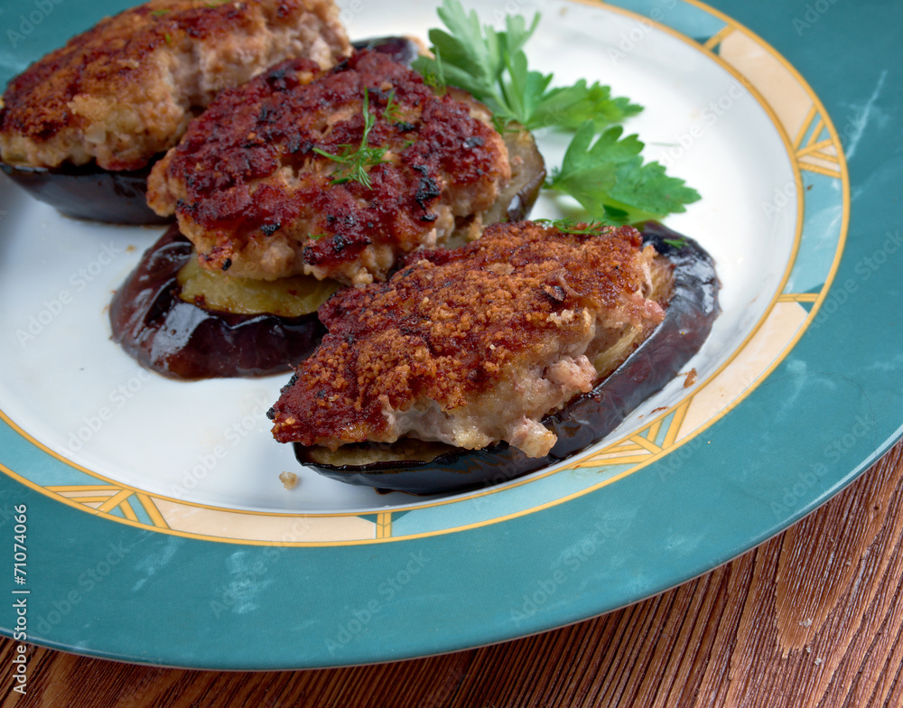 cotolette di melanzane  - Italian appetizer with eggplant