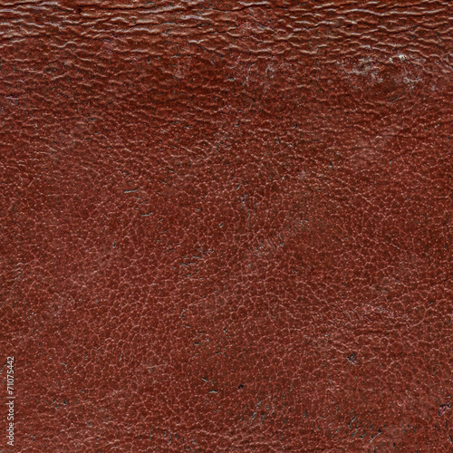 old worn and scratched red-brown leather texture