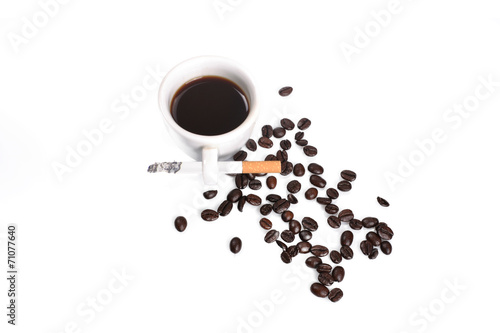 sigaretta e caffe