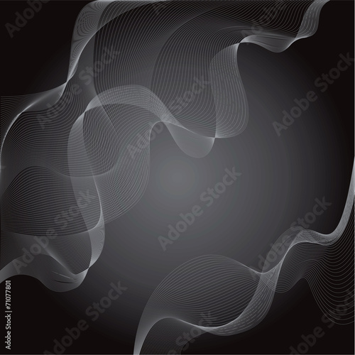 dark smoky background - vector illustration