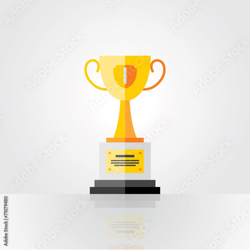 Winner golden cup, first place