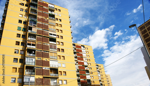 Edificios del barrio de La Verneda en Barcelona