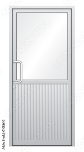 Aluminium door