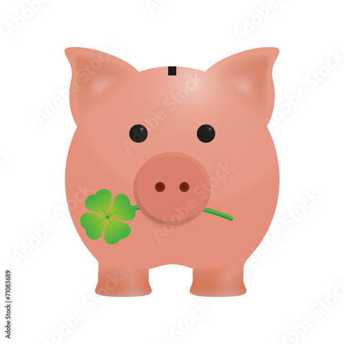 Lucky pig, coin bank
