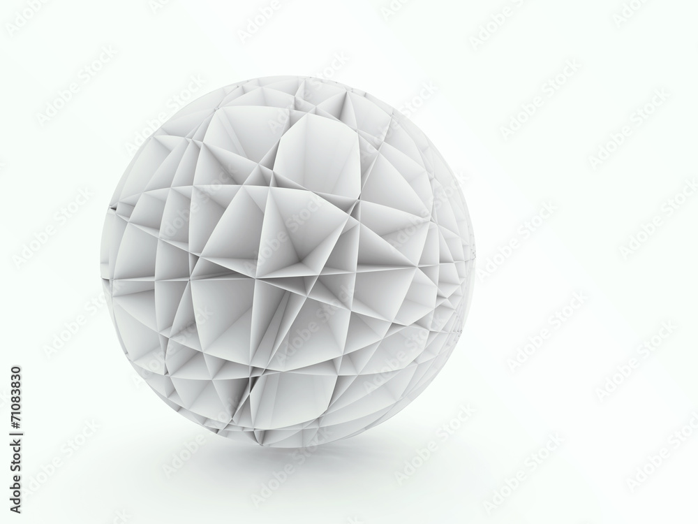 Abstract sphere 3D architectural design Abstract sphere 3D architectural design