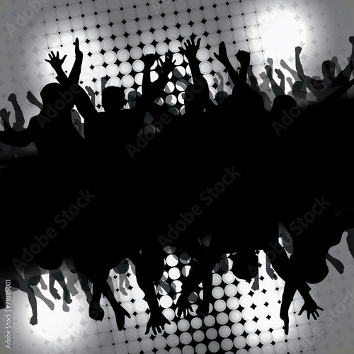 Party People Vector Background