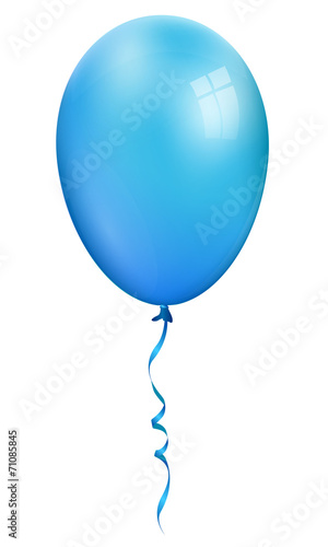 Balloon, single blue