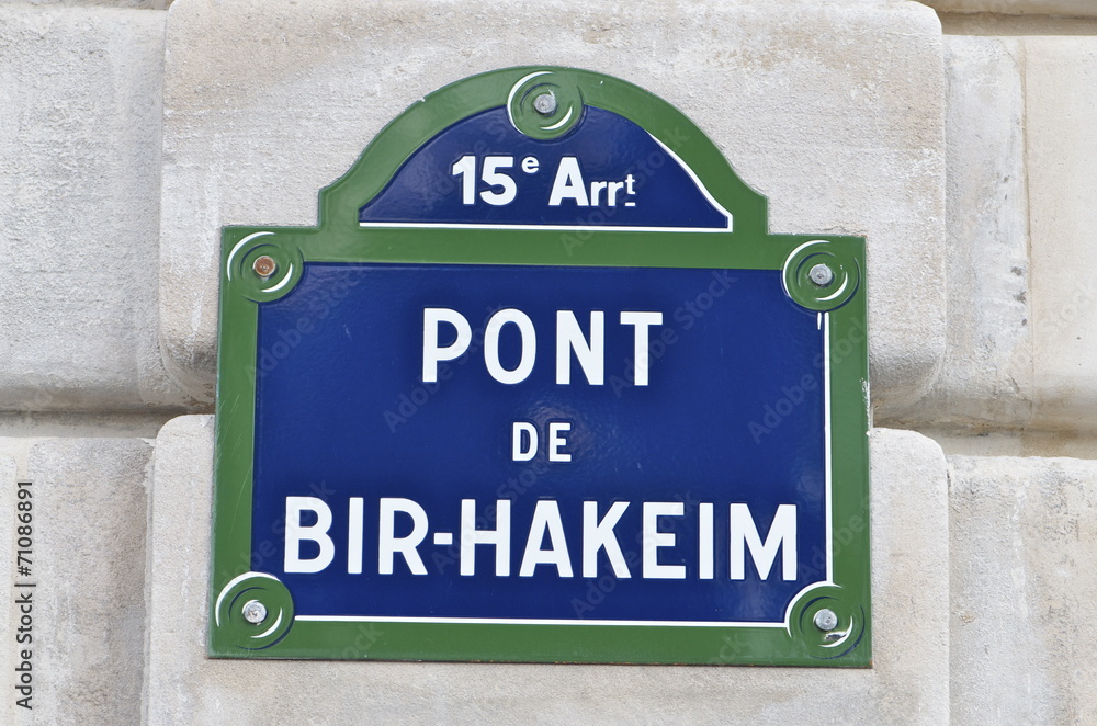 Obraz premium pont bir-hakeim