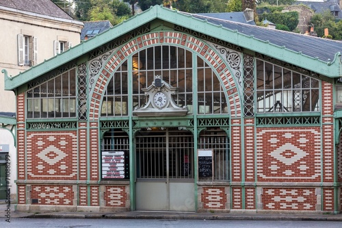 Traditional French covered market