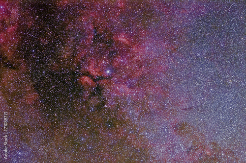 Swan Nebulae Complex, IC1805, Sadr