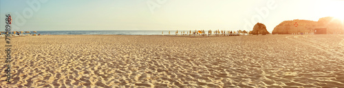 Sea morning panorama tropical horizontal composition © artemiykas