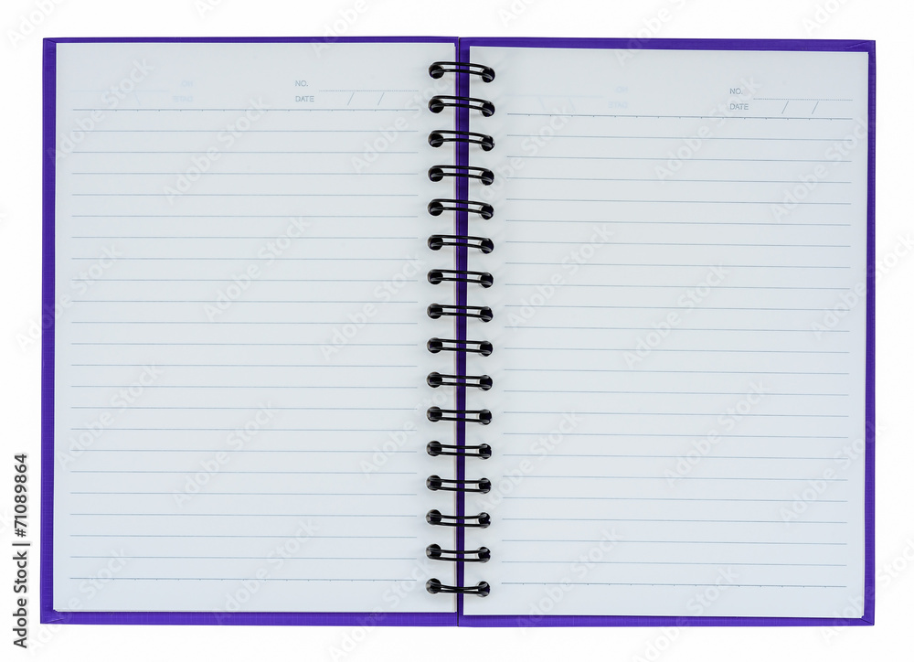 Purple notebook Purple notebook