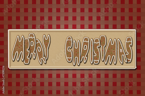 Christmas Card Gingerbread