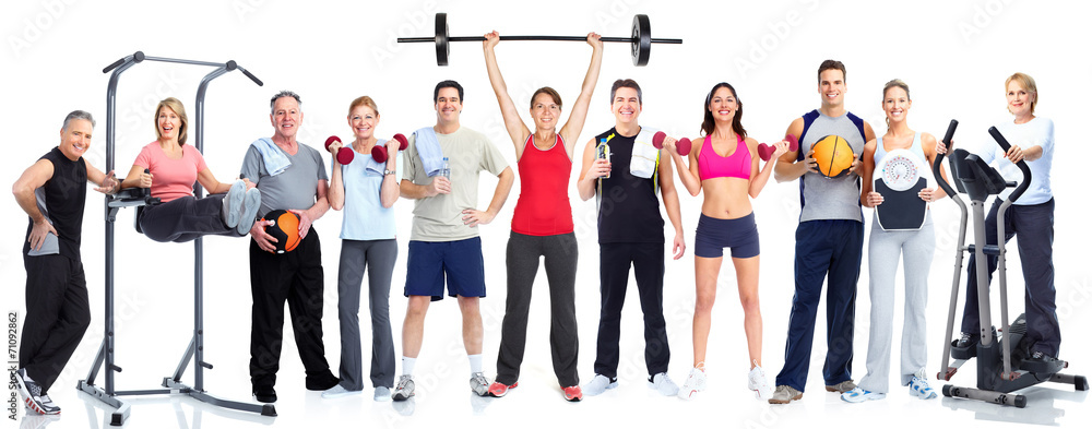 Group of fitness people