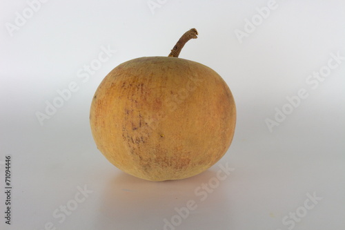 santol fruit yellow isolated object
